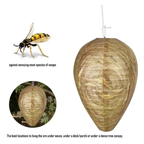 waterproof wasp nest decoy.